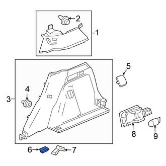 Honda OE - Rear Tie Down Hook