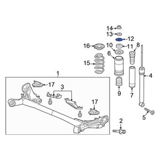 Honda OE - Suspension Shock Absorber Mount Washer