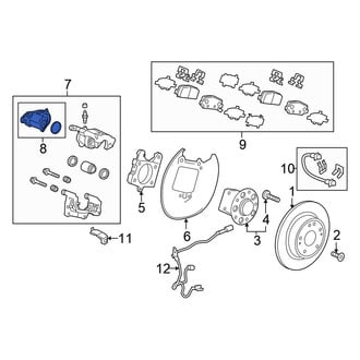 Honda OE - Rear Parking Brake Actuator