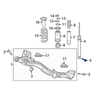 Honda OE - Suspension Shock Absorber Bolt
