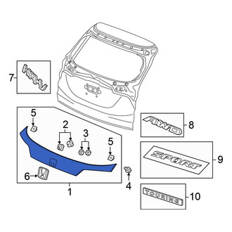 Honda OE - Rear Liftgate Finish Panel