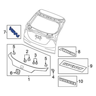 Honda OE - Rear Hatch Emblem
