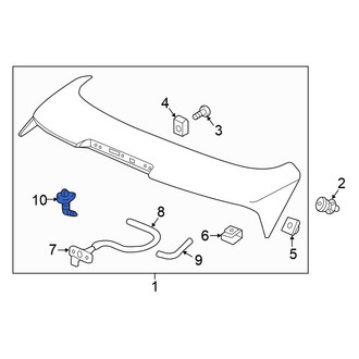 Honda OE - Liftgate Washer Hose Adapter