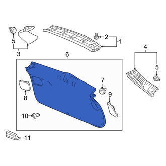Honda OE - Rear Lower Liftgate Trim