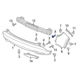 Honda OE - Bumper Corner Cover Bolt