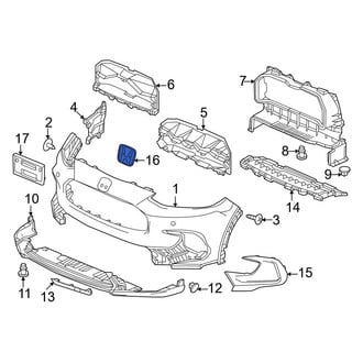 Honda OE - Front Bumper Cover Emblem