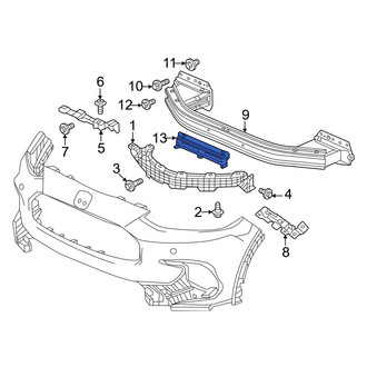 Honda OE - Front Bumper Cover Bracket