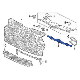 Honda OE - Front Center Grille Reinforcement