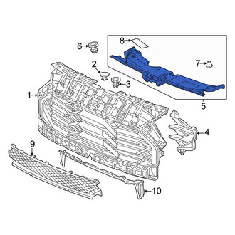 Honda OE - Front Radiator Support Access Cover