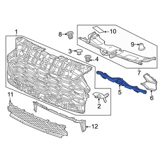Honda OE - Front Center Grille Reinforcement