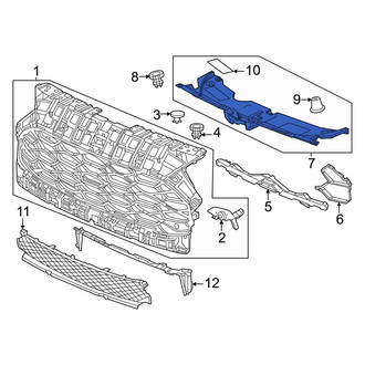 Honda OE - Front Radiator Support Access Cover