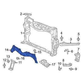 Honda OE - Front Radiator Support Panel Reinforcement