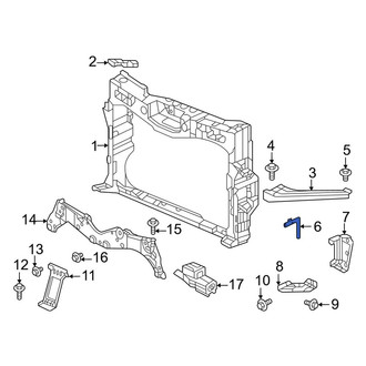 Honda OE - Radiator Support Panel Brace