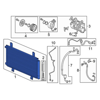 Honda OE - A/C Condenser