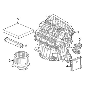 Honda OE - Air Conditioner & Heater - Blower Motor & Fan (EX-L / LX / Sport)