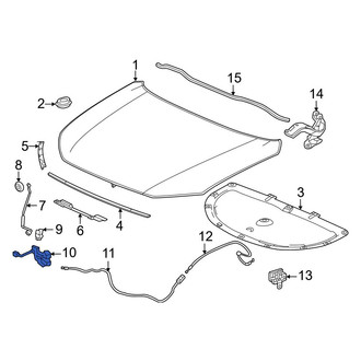 Honda OE - Front Hood Latch