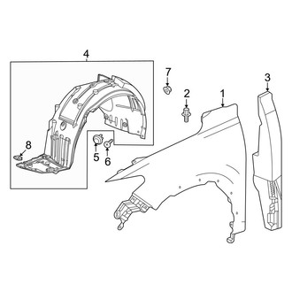 Honda OE - Fender & Components