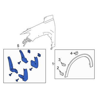 Honda OE - Front Mud Flap Kit