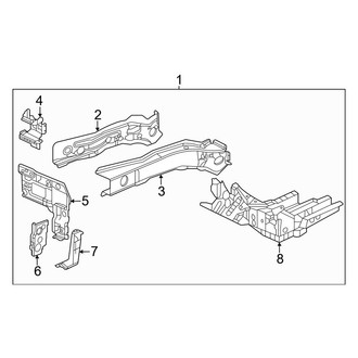 Honda OE - Fender - Structural Components & Rails (Lower Components)