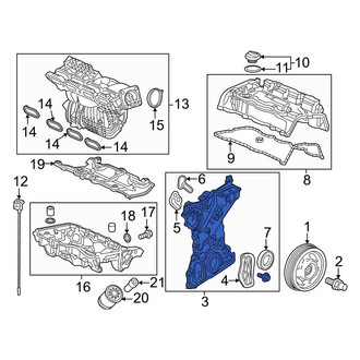 Honda OE - Engine Timing Cover