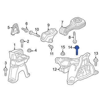 Honda OE - Automatic Transmission Mount Bolt