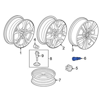 Honda OE - Tire Valve Stem