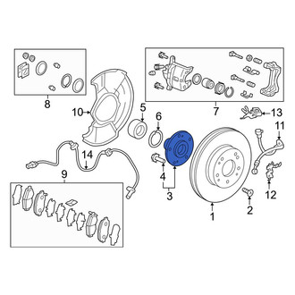 Honda OE - Front Wheel Hub