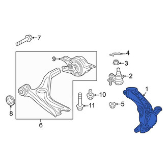 Honda OE - Left Steering Knuckle