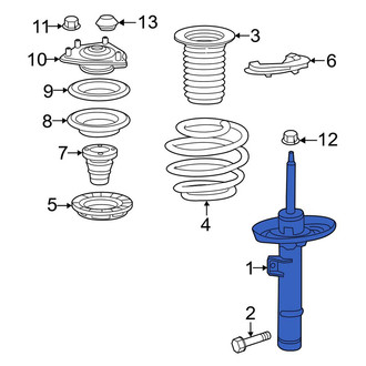 Honda OE - Front Right Suspension Strut