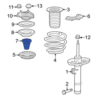 Honda OE - Front Suspension Strut Bumper