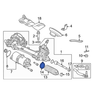 Honda OE - Inner Rack and Pinion Bellows Clamp
