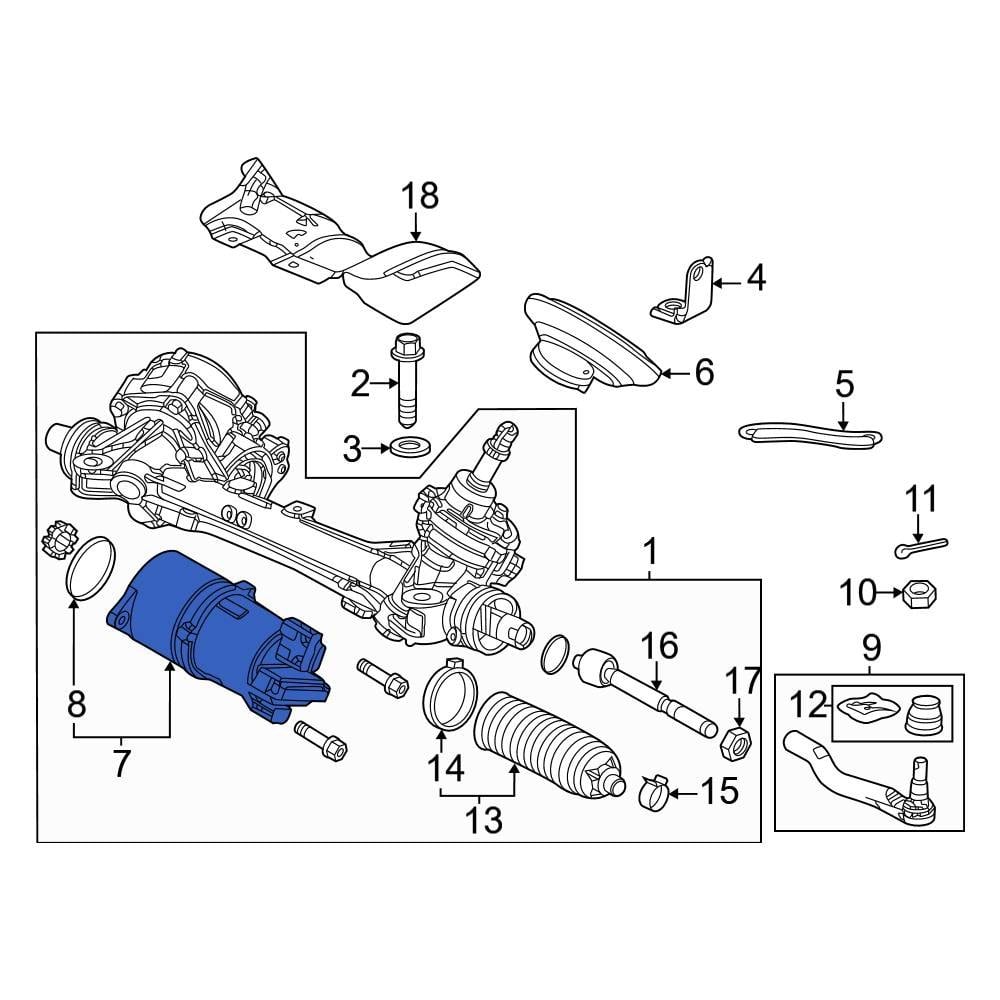 honda-oe-536603w0a33-front-power-steering-assist-motor