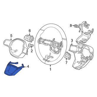 Honda OE - Lower Steering Wheel Trim
