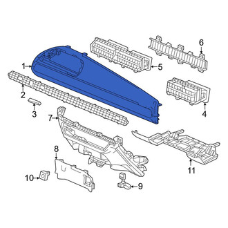 Honda OE - Center Instrument Panel Trim Panel