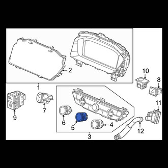 Honda OE - HVAC Blower Motor Control Knob