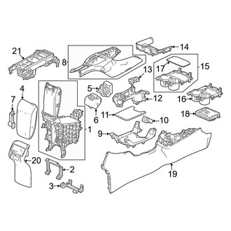 Honda OE - Center Console (EX-L)