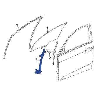 Honda OE - Front Left Window Regulator