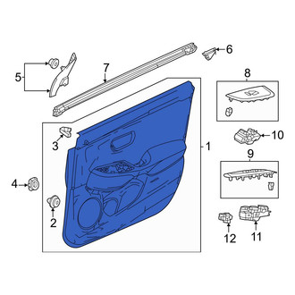 Honda OE - Front Left Outer Door Outer Panel