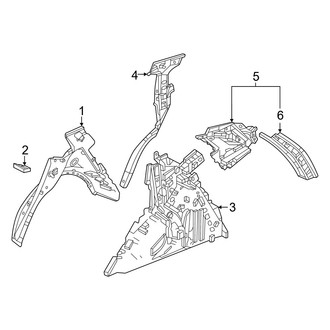 Honda OE - Quarter Panel - Inner Structure