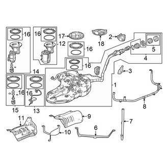 Honda OE - Fuel System Components