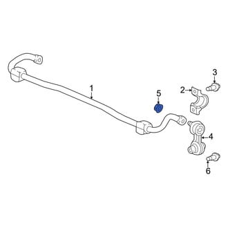 Honda OE - Rear Suspension Stabilizer Bar Link Nut