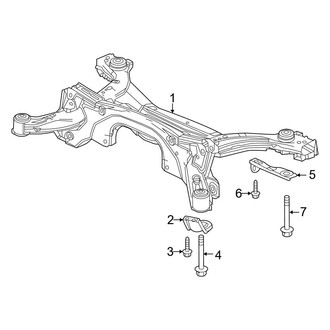 Honda OE - Rear Suspension - Suspension Mounting (FWD)