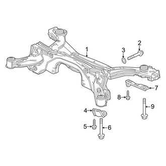 Honda OE - Rear Suspension - Suspension Mounting (AWD)