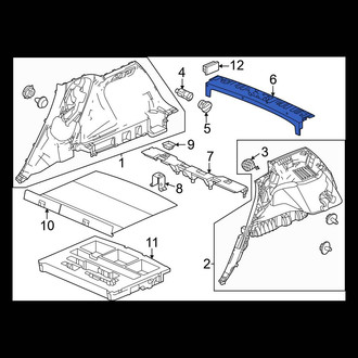 Honda OE - Rear Rear Body Panel Trim Panel