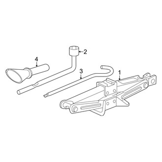 Honda OE - Rear Body & Floor - Jack & Components
