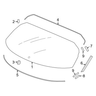 2025 Honda HR-V OEM Window Parts - Visors, Regulators CARiD