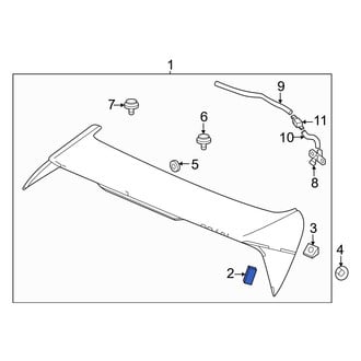 Honda OE - Spoiler Clip