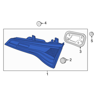 Honda OE - Rear Left Inner Tail Light Assembly