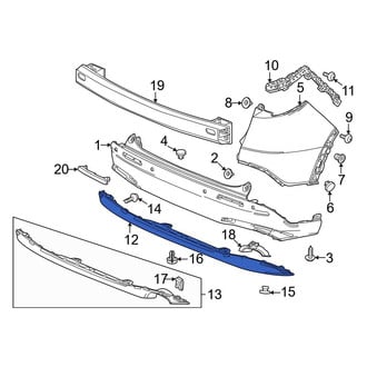 Honda OE - Rear Valance Panel