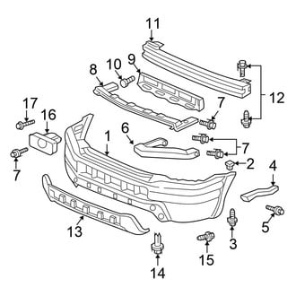 Honda OE - Front Bumper - Bumper & Components